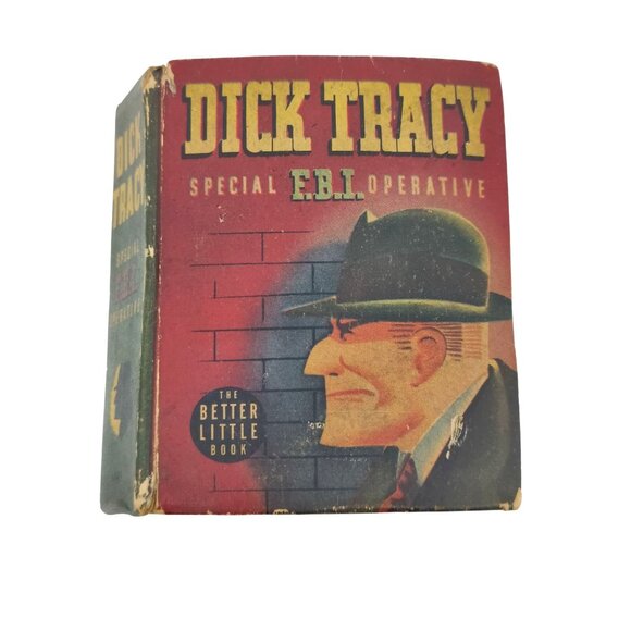 Chester Gould Other - Vintage Dick Tracy Special F.B.I. Operative Book Copyright 1943